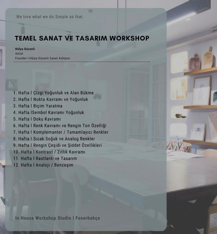 Temel Sanat ve Tasarım Workshop