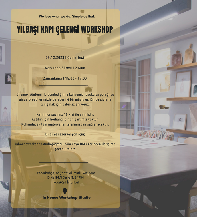 Yılbaşı Kapı Çelengi Workshop