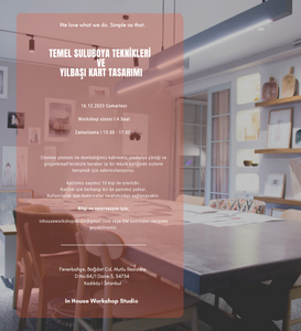 Temel Suluboya Teknikleri ve Yeniyıl Kart Tasarımı Workshop